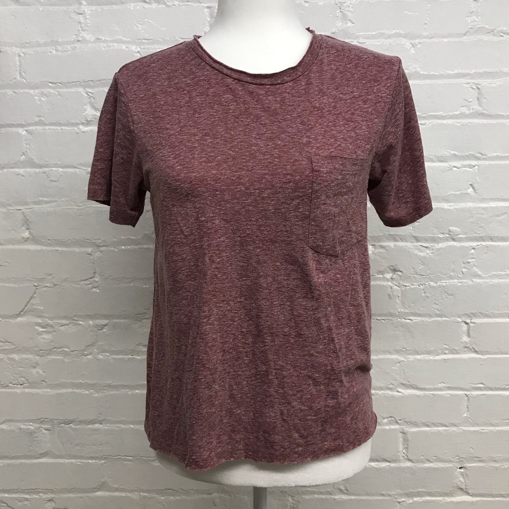 Plain Pink Pocket Tee